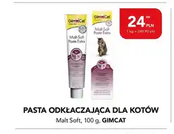 AquaelZOO Pasta odkłaczająca dla kotów Malt Soft GimCat oferta