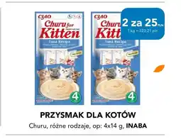 AquaelZOO Przysmak dla kotów Churu 4-pak Inaba oferta
