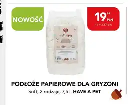 AquaelZOO Podłoże papierowe dla gryzoni Soft Have a Pet oferta