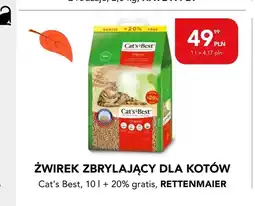 AquaelZOO Żwirek zbrylający dla kotów Cat's Best oferta