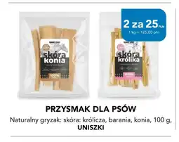 AquaelZOO Przysmak dla psów naturalny gryzak skóra barania Uniszki oferta
