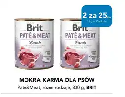AquaelZOO Mokra karma dla psów Pate & Meat Brit oferta