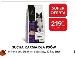 AquaelZOO Sucha karma dla psów Millennium średnie i duże rasy Era oferta