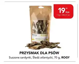 AquaelZOO Przysmak dla psów suszone sardynki Rogy oferta