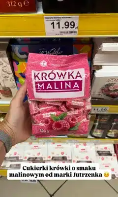 Dino Cukierki krówki malinowe Jutrzenka Dobre Miasto oferta