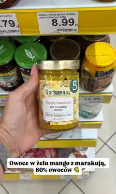 Dino Owoce w żelu Vortumnus Mango z marakują oferta