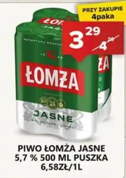 Spiżarnia Smakosza Piwo Łomża Jasne oferta