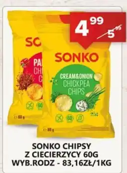 Spiżarnia Smakosza SONKO CHIPSY Z CIECIERZYCY oferta