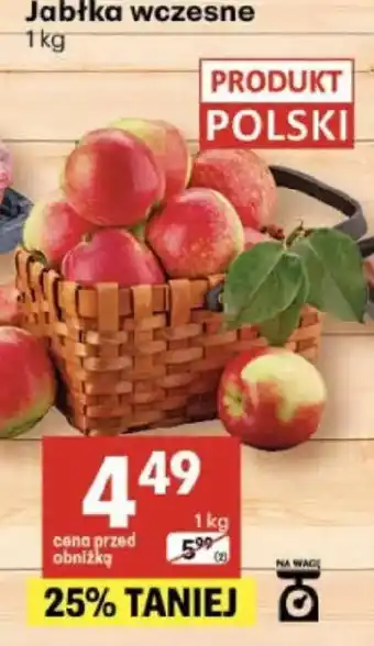 Jabłka wczesne