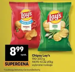 Delikatesy Centrum Chipsy Lay's oferta