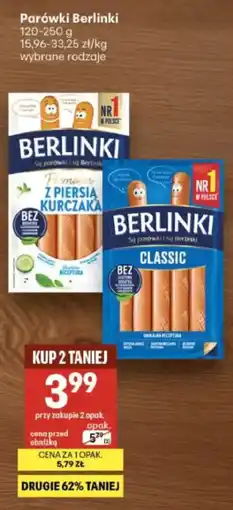 Delikatesy Centrum Parówki Berlinki oferta