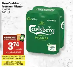 Delikatesy Centrum Piwo Carlsberg Premium Pilsner oferta