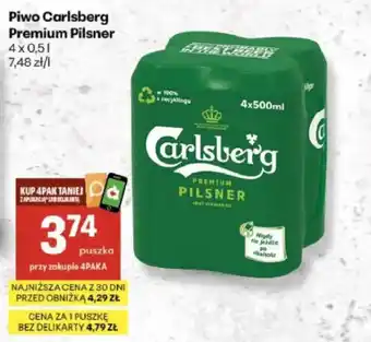 Delikatesy Centrum Piwo Carlsberg Premium Pilsner oferta