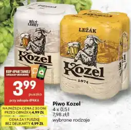 Delikatesy Centrum Piwo Kozel oferta