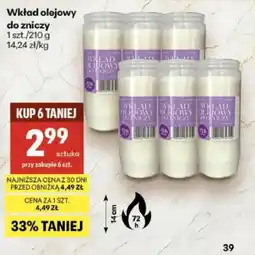 Delikatesy Centrum Wkład olejowy do zniczy oferta