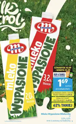 Delikatesy Centrum Mleko Wypasione Mlekovita oferta
