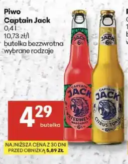 Delikatesy Centrum Piwo Captain Jack oferta