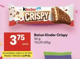 Delikatesy Centrum Baton Kinder Crispy oferta