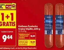 Biedronka Kiełbasa Żywiecka Kraina Wędlin oferta