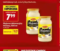 Biedronka Majonez dekoracyjny Winiary oferta