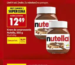 Biedronka Krem do smarowania Nutella oferta
