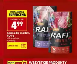 Biedronka Karma dla psa Rafi z wołowiną oferta