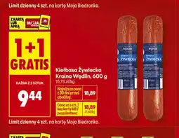 Biedronka Kiełbasa żywiecka Kraina Wędlin oferta