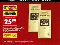 Biedronka Kawa mielona Mocca Fix Gold Woseba oferta