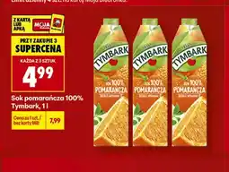 Biedronka Sok pomarańcza Tymbark 100% oferta