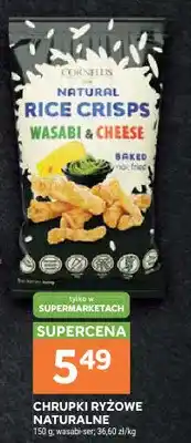 Stokrotka Chrupki ryżowe Naturalne wasabi-ser Cornellis oferta