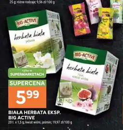 Stokrotka Biała herbata ekspresowa kwiat wiśni Big-Active oferta