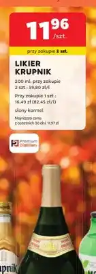 Likier Krupnik słony karmel