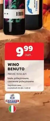 Stokrotka Wino czerwone Benuto półwytrawne oferta