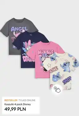 Sinsay Koszulki 4-pak Disney oferta