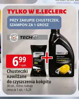 E.Leclerc Chusteczki nawilżane do czyszczenia kokpitu Tech9 oferta