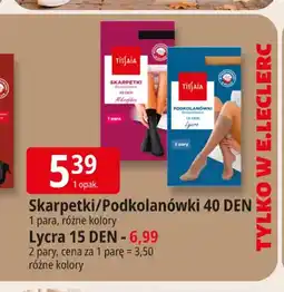 E.Leclerc Skarpetki/Podkolanówki 40 DEN Tissaia oferta