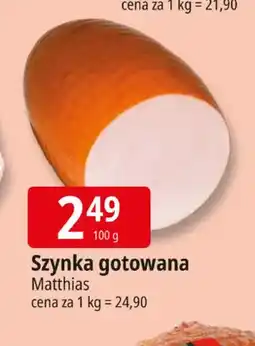 E.Leclerc Szynka gotowana Matthias oferta