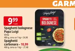 E.Leclerc Spaghetti bolognese Papa Luigi Virtu oferta