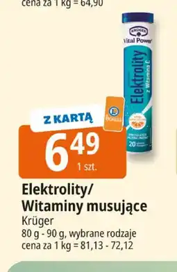 E.Leclerc Elektrolity musujące Krüger oferta