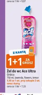 E.Leclerc Żel do wc Ace Ultra lawenda oferta