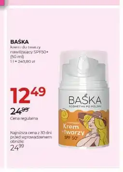 Jawa Drogerie Baśka krem do twarzy nawilżający SPF50+ oferta