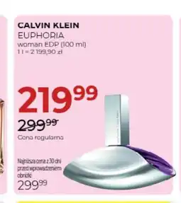 Jawa Drogerie Woda perfumowana Euphoria Calvin Klein oferta