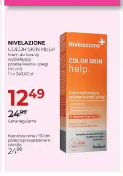 Jawa Drogerie Nivelazione Color Skin Help krem do twarzy wybielający przebarwienia i piegi oferta