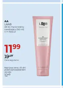 Jawa Drogerie Żel do mycia twarzy nawilżający LAAB AA oferta