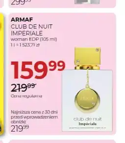 Jawa Drogerie Woda perfumowana Club De Nuit Imperiale Armaf oferta