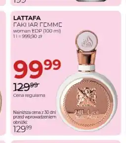 Jawa Drogerie Woda perfumowana Fakhar Femme Lattafa oferta
