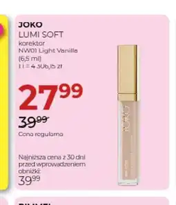 Jawa Drogerie Korektor Lumi Soft NW01 Light Vanilla Joko oferta