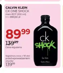 Jawa Drogerie Woda toaletowa CK One Shock Calvin Klein oferta