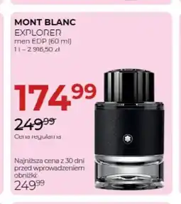 Jawa Drogerie Woda perfumowana Explorer Mont Blanc oferta