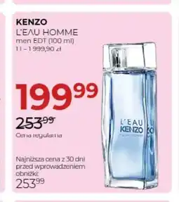Jawa Drogerie Woda toaletowa L'Eau Homme Kenzo oferta